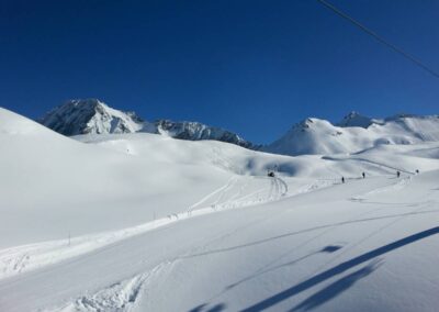 Il comprensorio sciistico Tonale-Presena-Ponte di Legno innevato