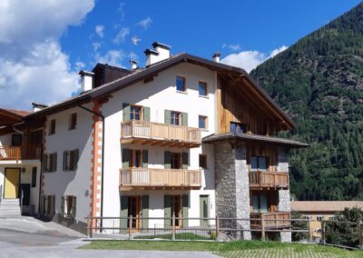 Casa Cristina a Ossana, prospetto sud est