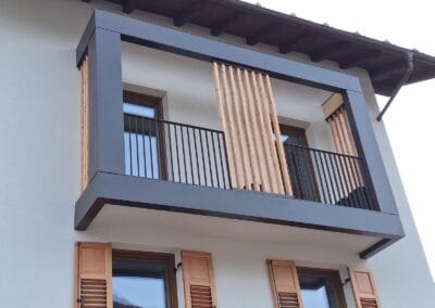 Casa Matteo a Ossana, vista invernale
