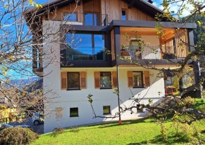 Casa Matteo, vista del nuovo aspetto architettonico